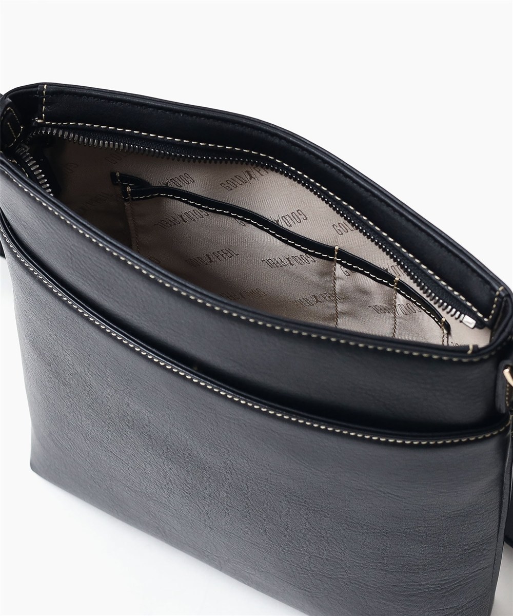 ゴールドファイル オックスフォード レザーショルダーバッグ B5