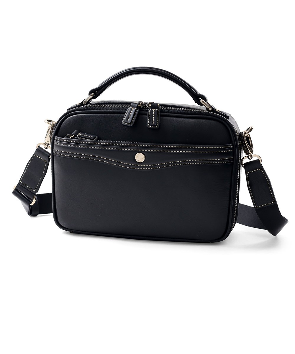 ゴールドファイル オックスフォード セカンドバッグ兼用レザーショルダーバッグ