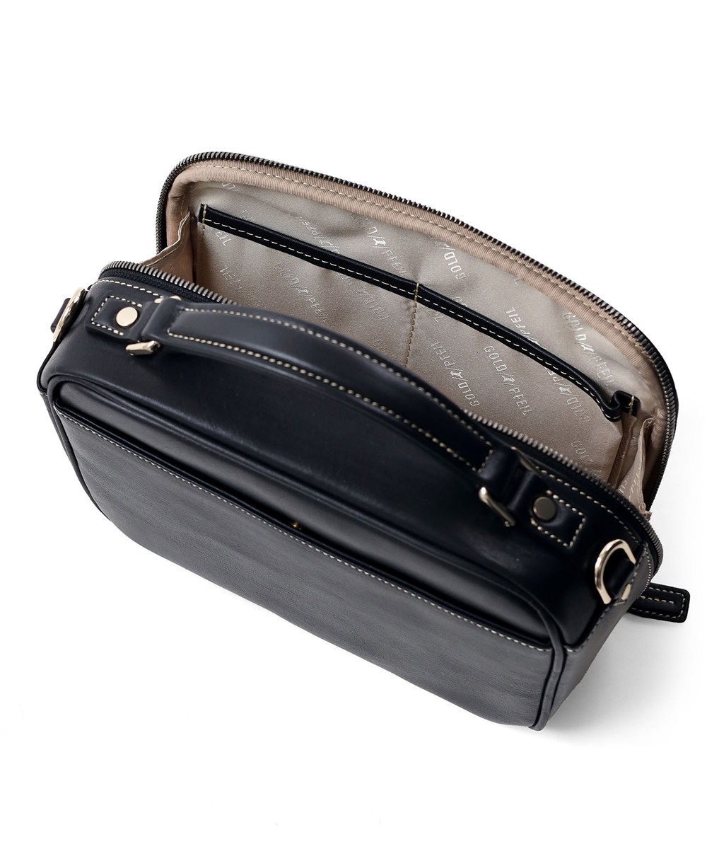 ゴールドファイル オックスフォード セカンドバッグ兼用レザーショルダーバッグ