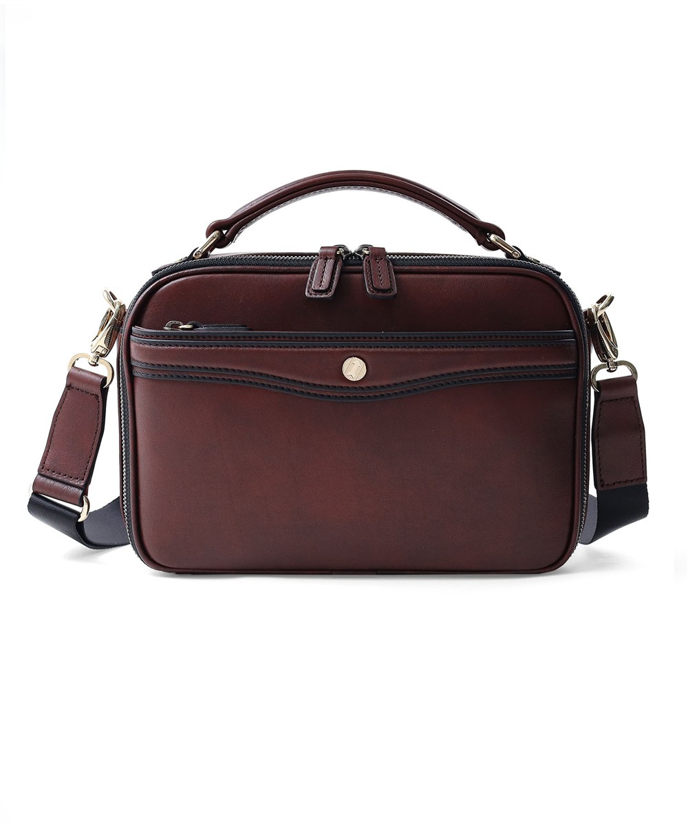 ゴールドファイル オックスフォード セカンドバッグ兼用レザーショルダーバッグ