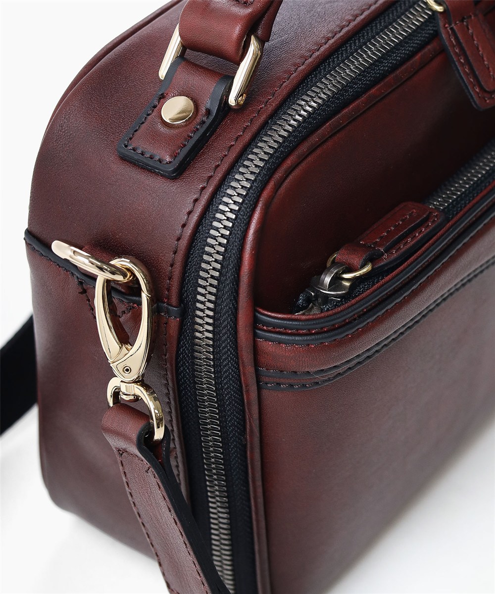 ゴールドファイル オックスフォード セカンドバッグ兼用レザーショルダーバッグ