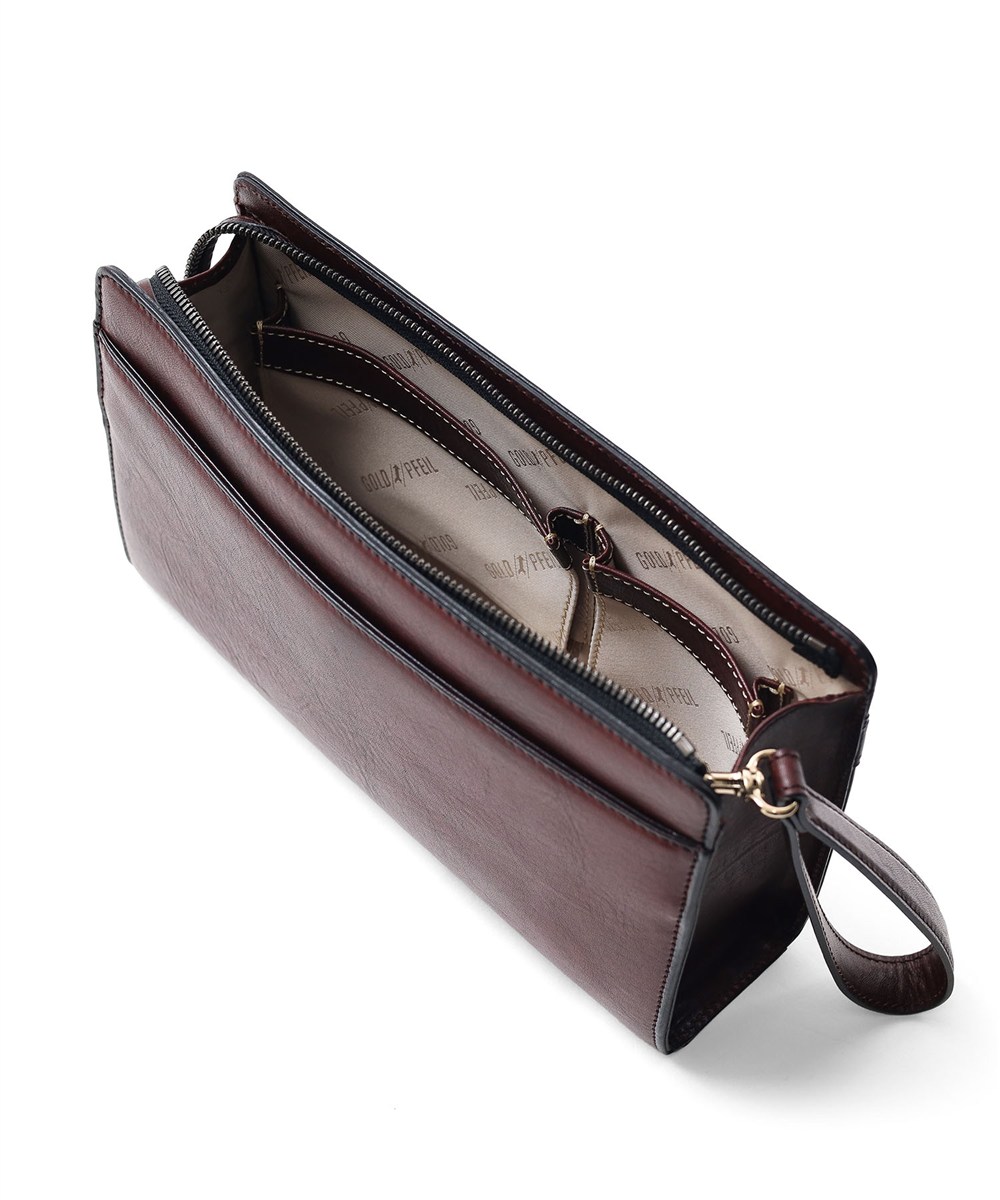 ゴールドファイル オックスフォード レザーメンズバッグ 25cm