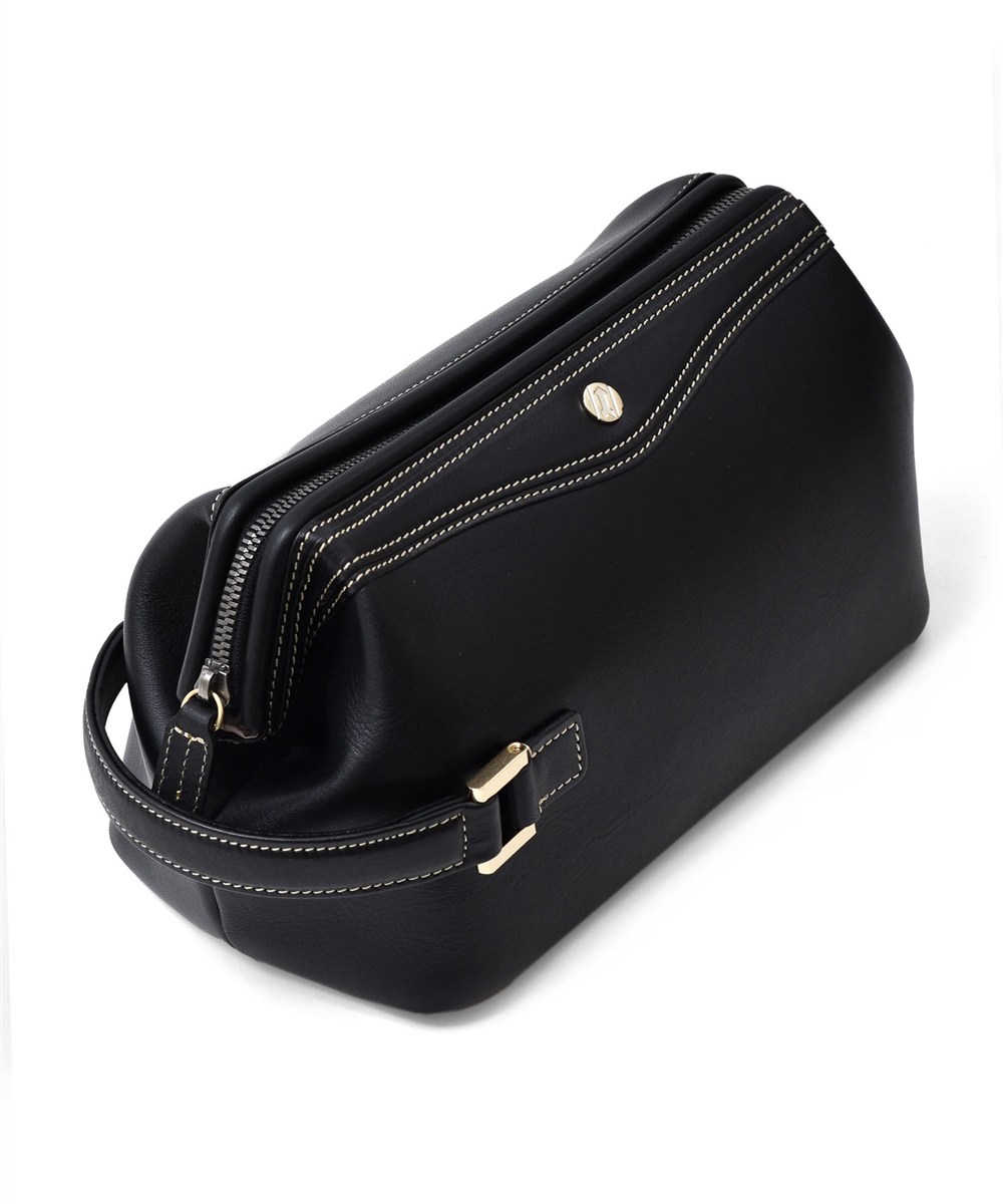 ゴールドファイル オックスフォード レザーメンズバッグ 口枠 24cm