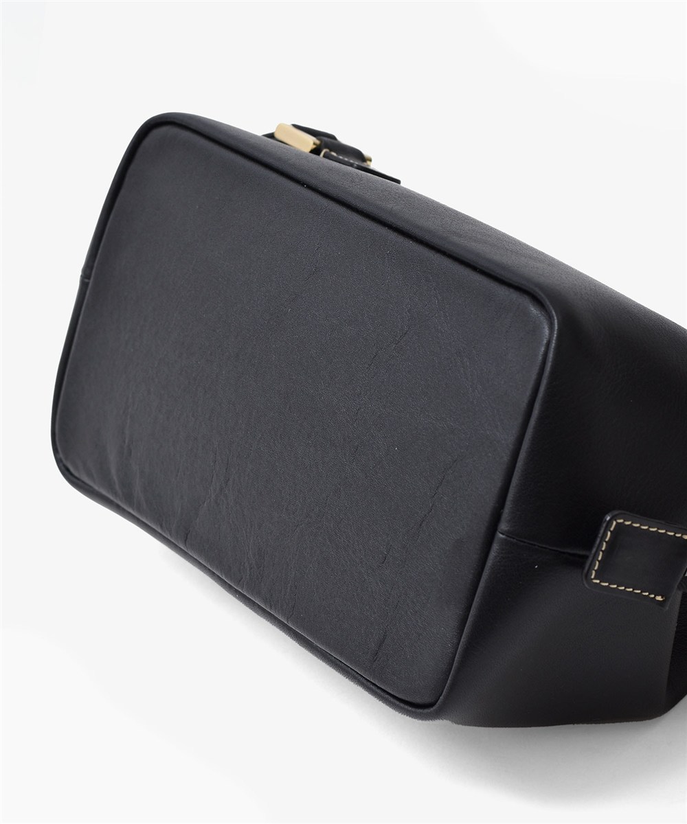 ゴールドファイル オックスフォード レザーメンズバッグ 口枠 24cm