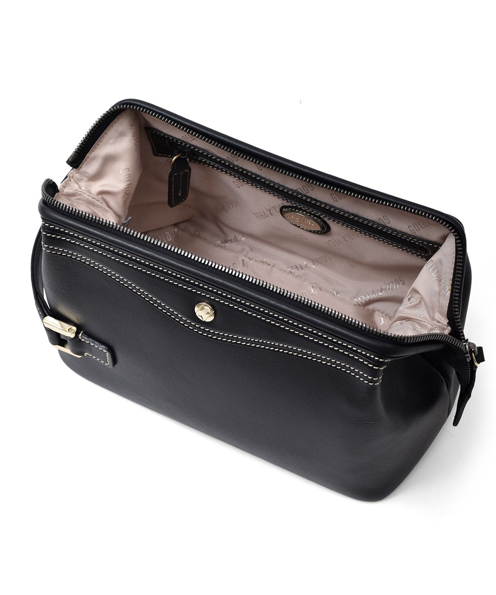 ゴールドファイル オックスフォード レザーメンズバッグ 口枠 24cm