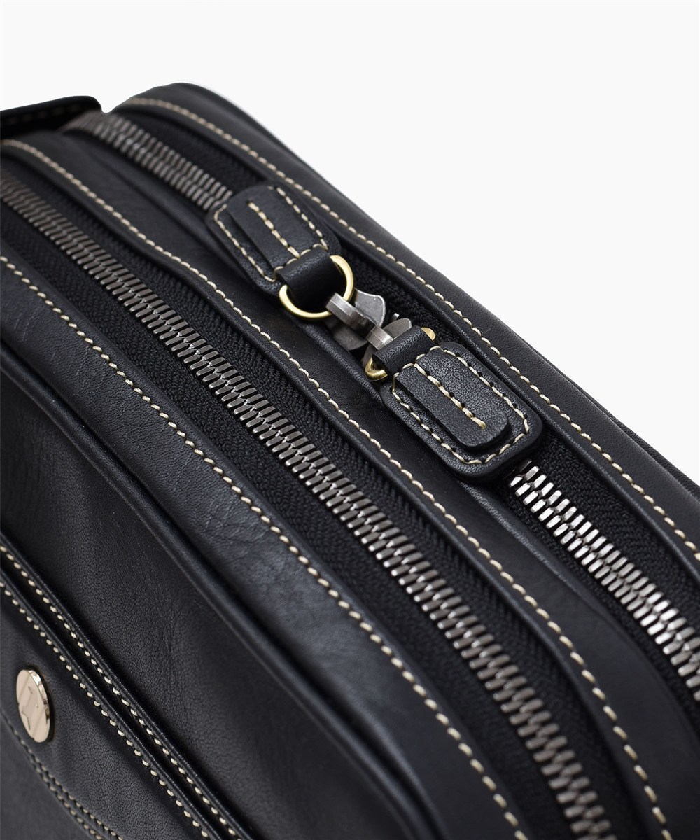 ゴールドファイル オックスフォード レザーメンズバッグ 24cm