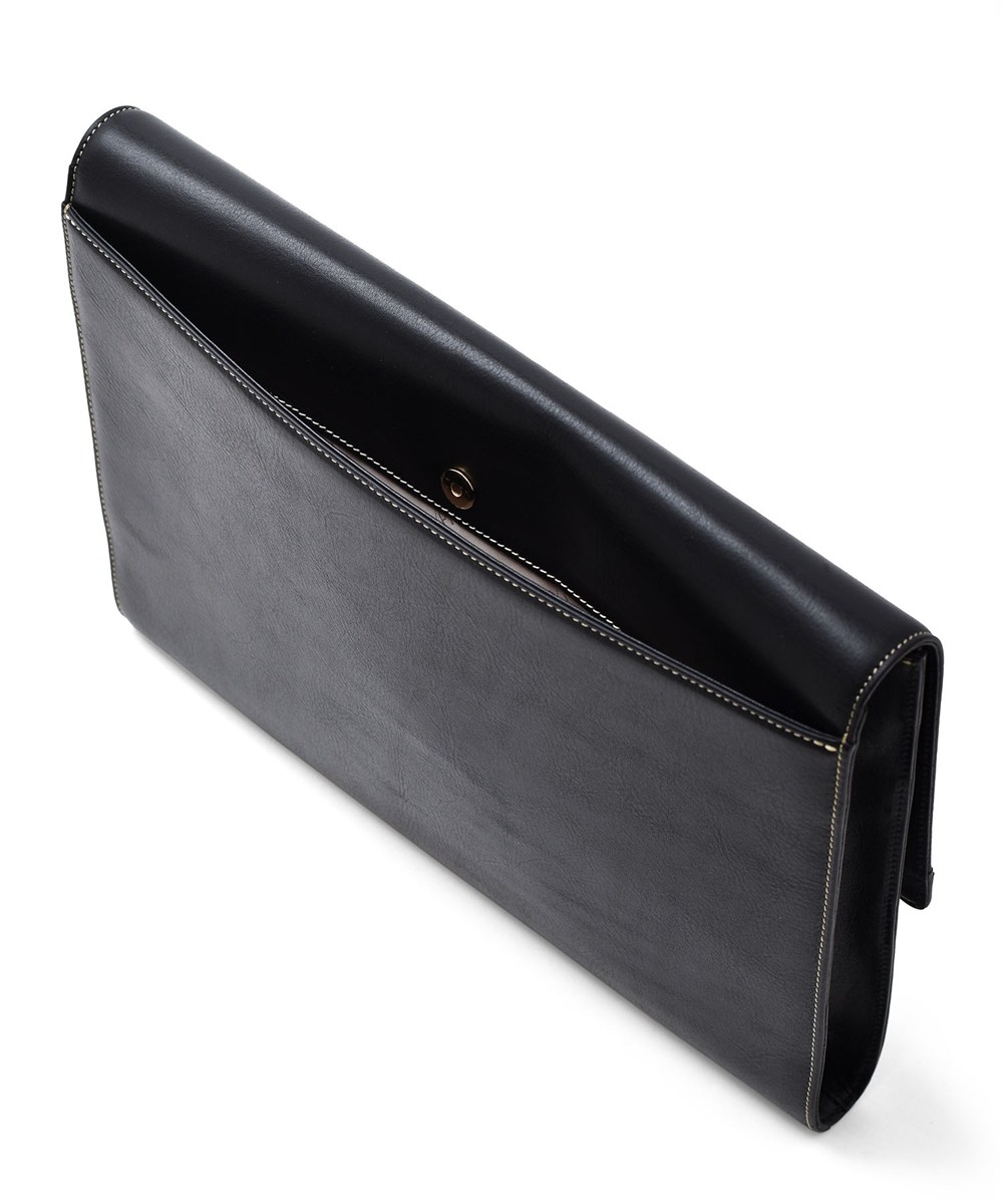 ゴールドファイル オックスフォード レザークラッチバッグ A4