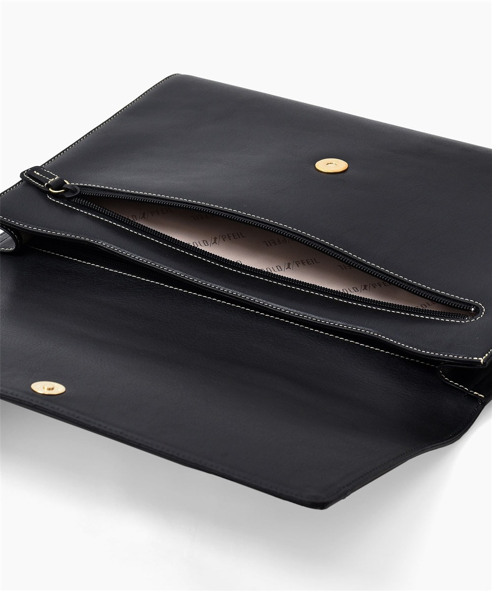 ゴールドファイル オックスフォード レザークラッチバッグ A4