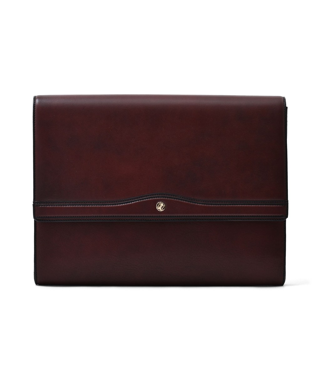 ゴールドファイル オックスフォード レザークラッチバッグ A4