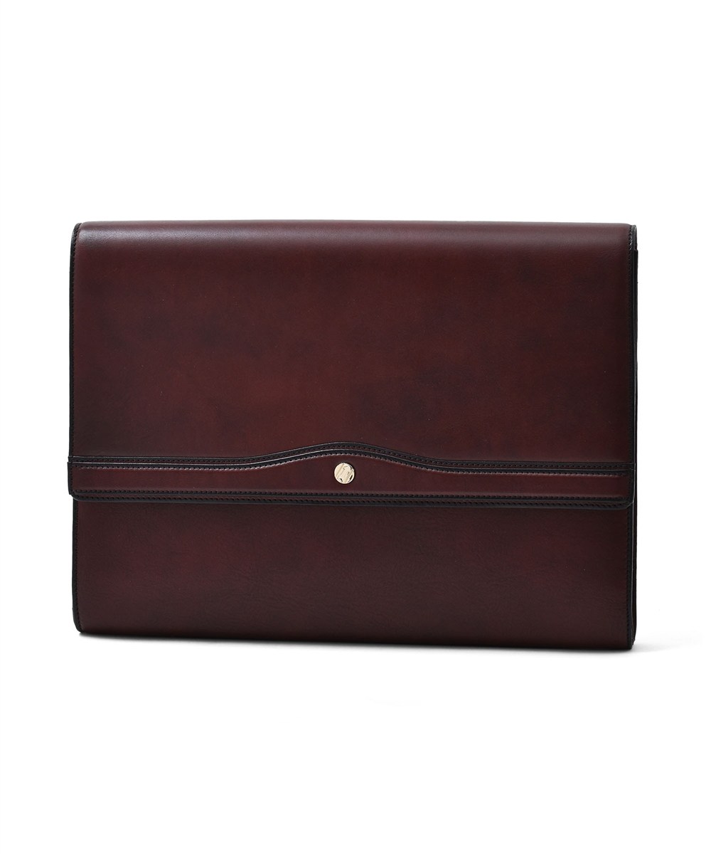 ゴールドファイル オックスフォード レザークラッチバッグ A4