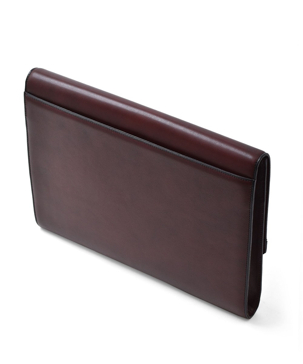 ゴールドファイル オックスフォード レザークラッチバッグ A4