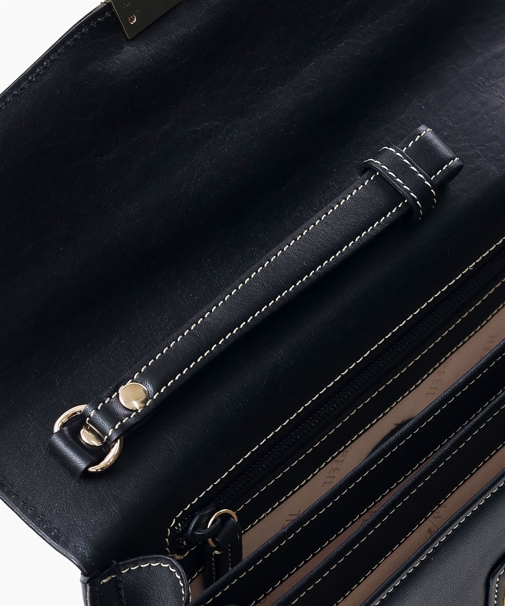 ゴールドファイル オックスフォード レザーメンズバッグ カブセ 27cm