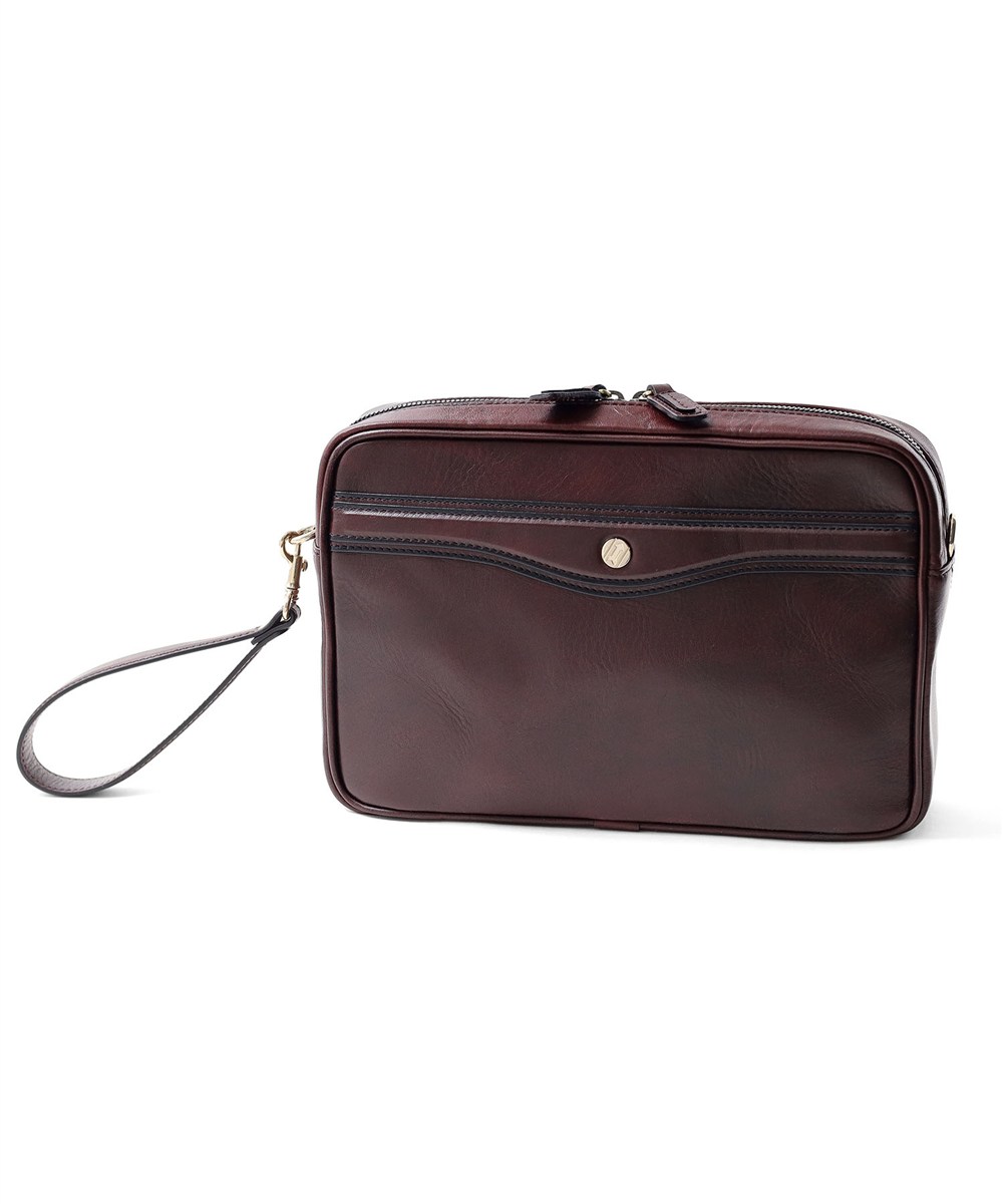 ゴールドファイル オックスフォード レザーメンズバッグ兼ショルダーバッグ