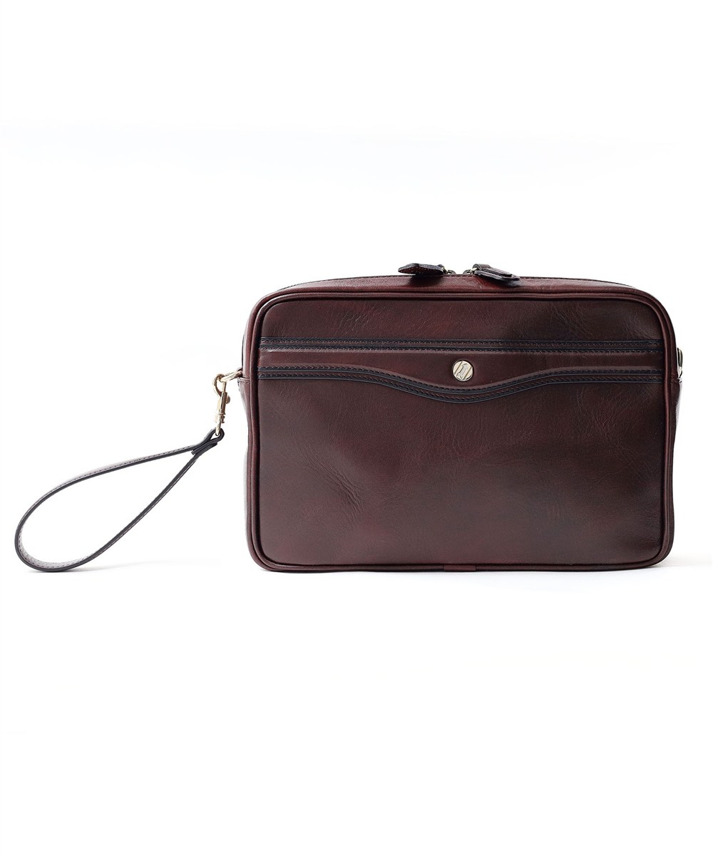 ゴールドファイル オックスフォード レザーメンズバッグ兼ショルダーバッグ