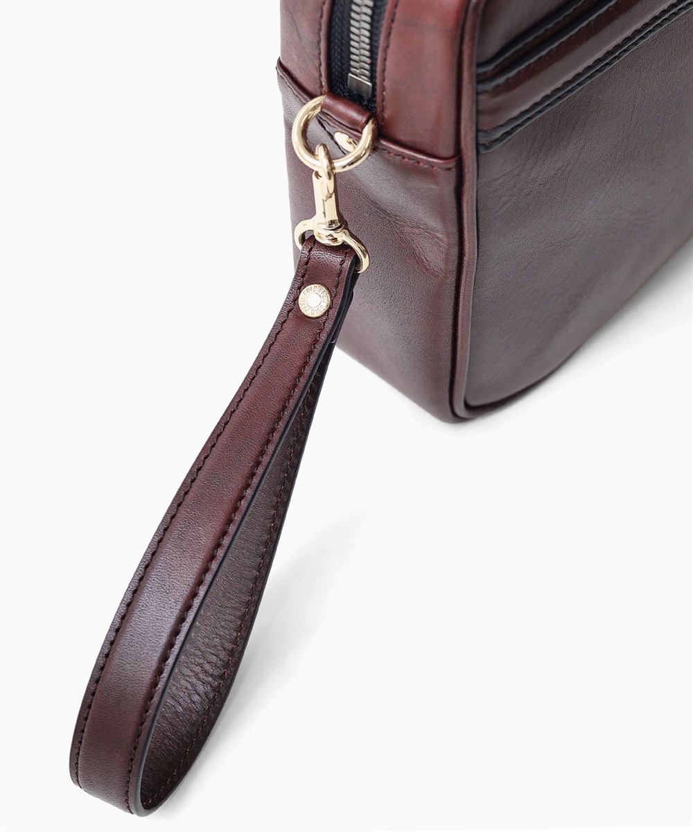 ゴールドファイル オックスフォード レザーメンズバッグ兼ショルダーバッグ