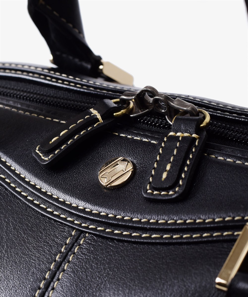 ゴールドファイル オックスフォード レザーボストンバッグ 44cm