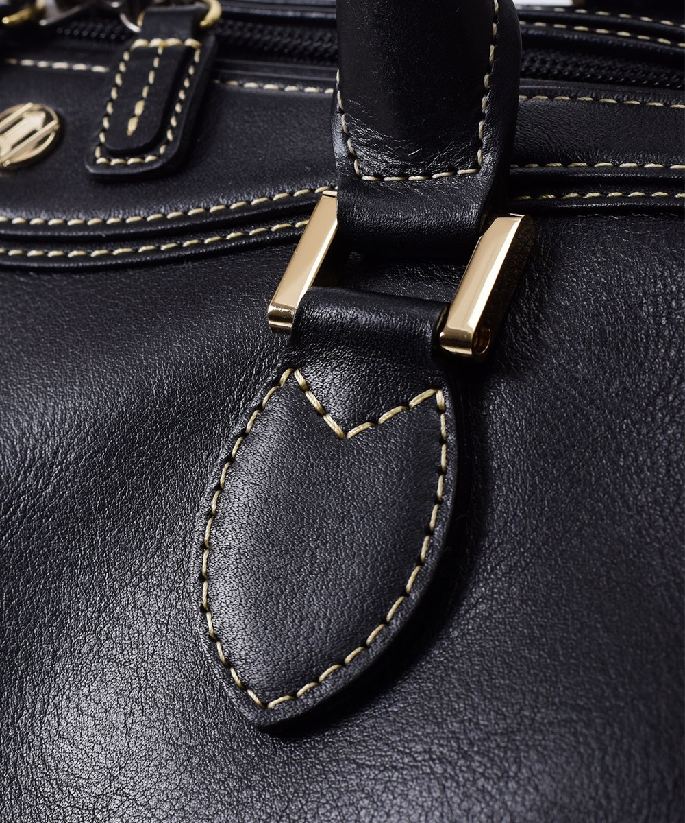 ゴールドファイル オックスフォード レザーボストンバッグ 44cm