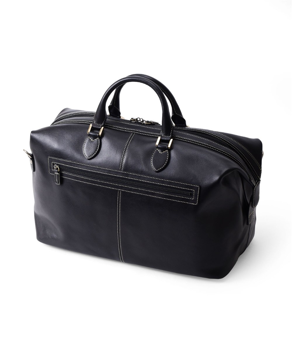 ゴールドファイル オックスフォード レザーボストンバッグ 44cm