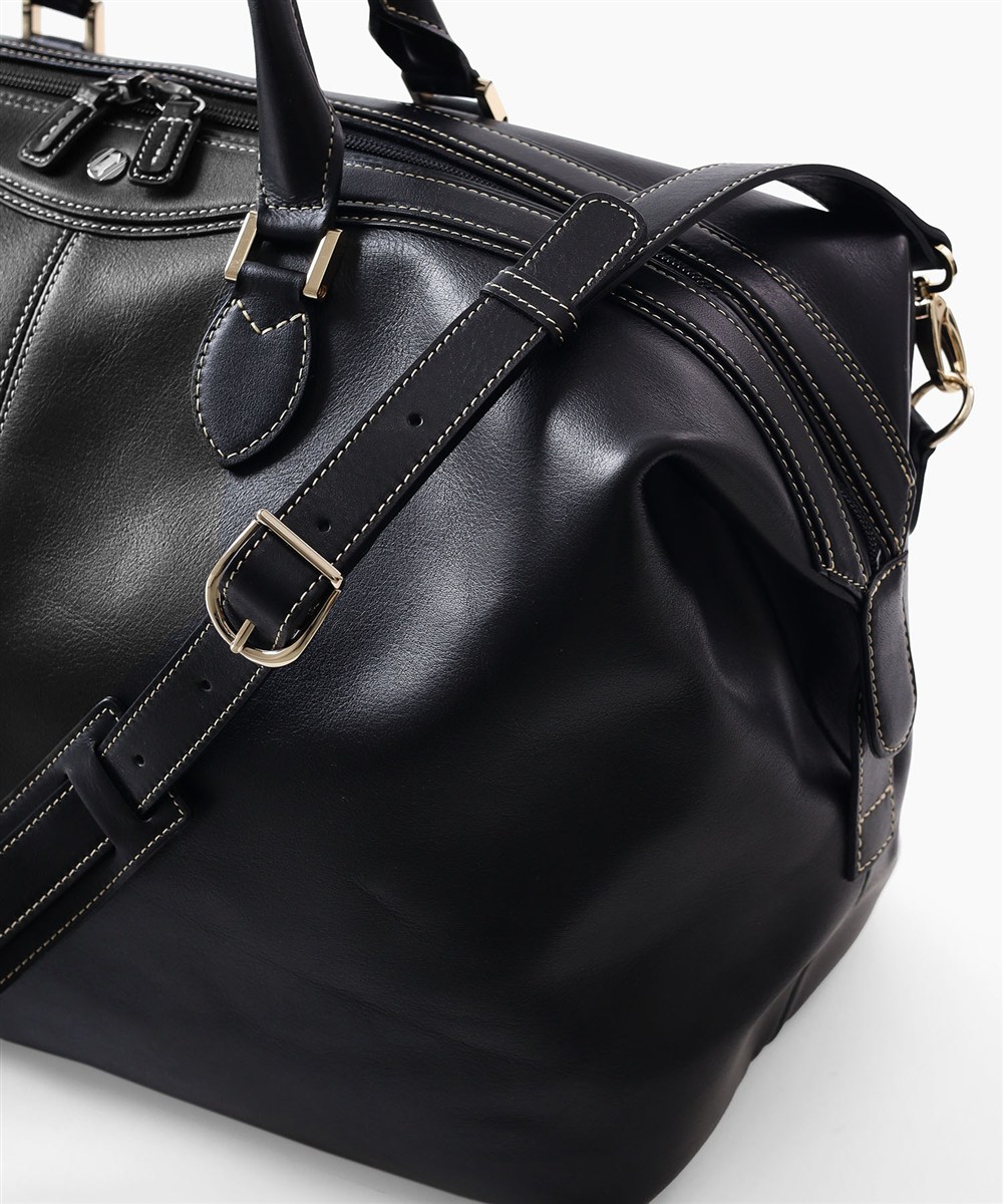 ゴールドファイル オックスフォード レザーボストンバッグ 44cm