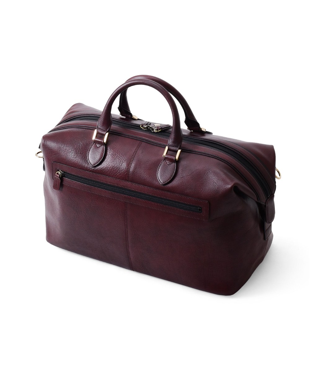 ゴールドファイル オックスフォード レザーボストンバッグ 44cm