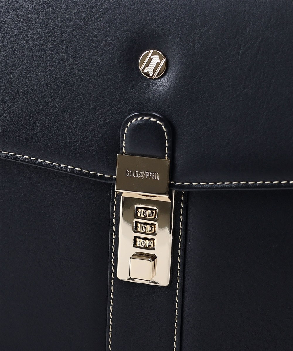 ゴールドファイル オックスフォード レザービジネスバッグ B5 カブセ