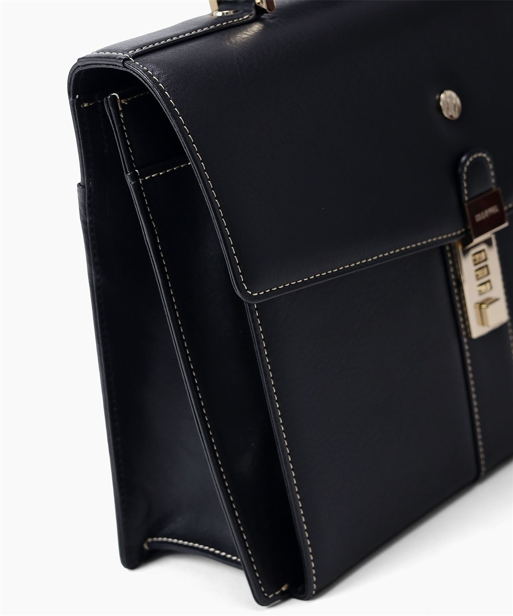 ゴールドファイル オックスフォード レザービジネスバッグ B5 カブセ