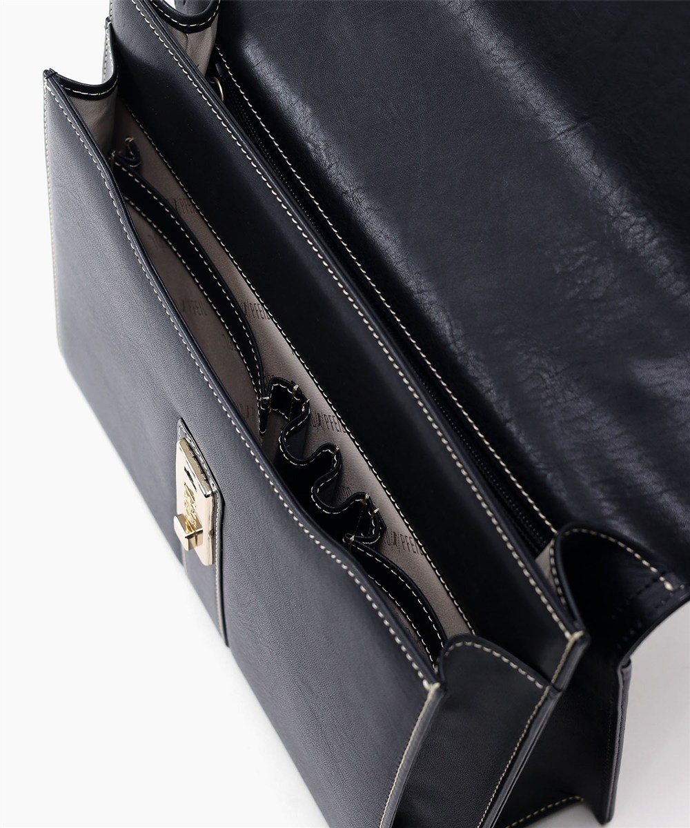 ゴールドファイル オックスフォード レザービジネスバッグ B5 カブセ