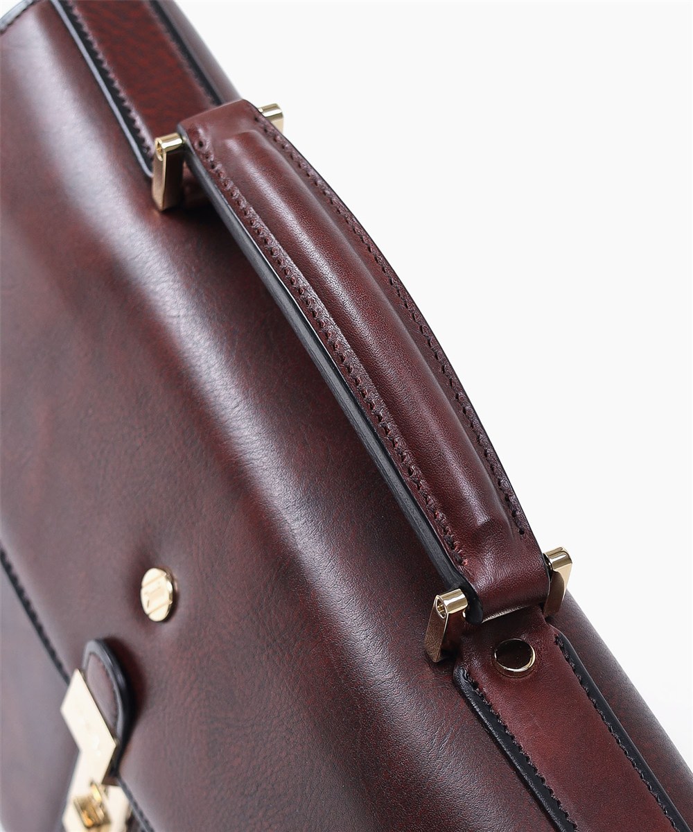 ゴールドファイル オックスフォード レザービジネスバッグ B5 カブセ