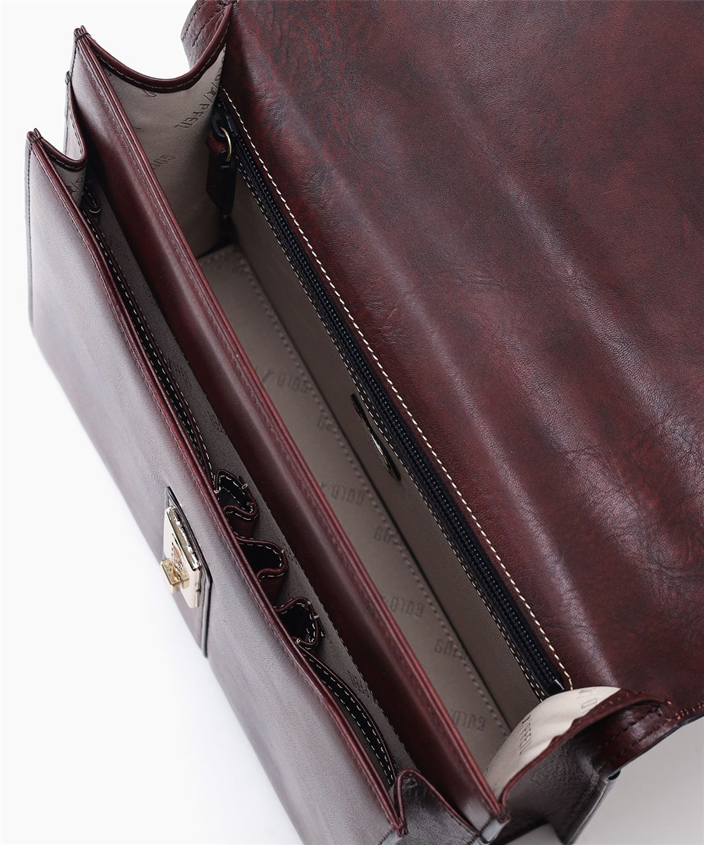 ゴールドファイル オックスフォード レザービジネスバッグ B5 カブセ