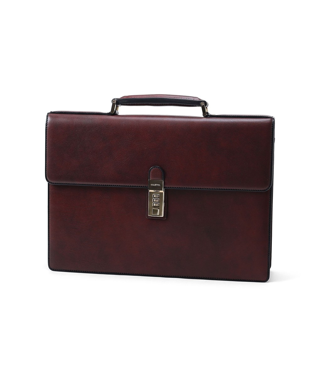 ゴールドファイル オックスフォード レザービジネスバッグ A4 カブセ