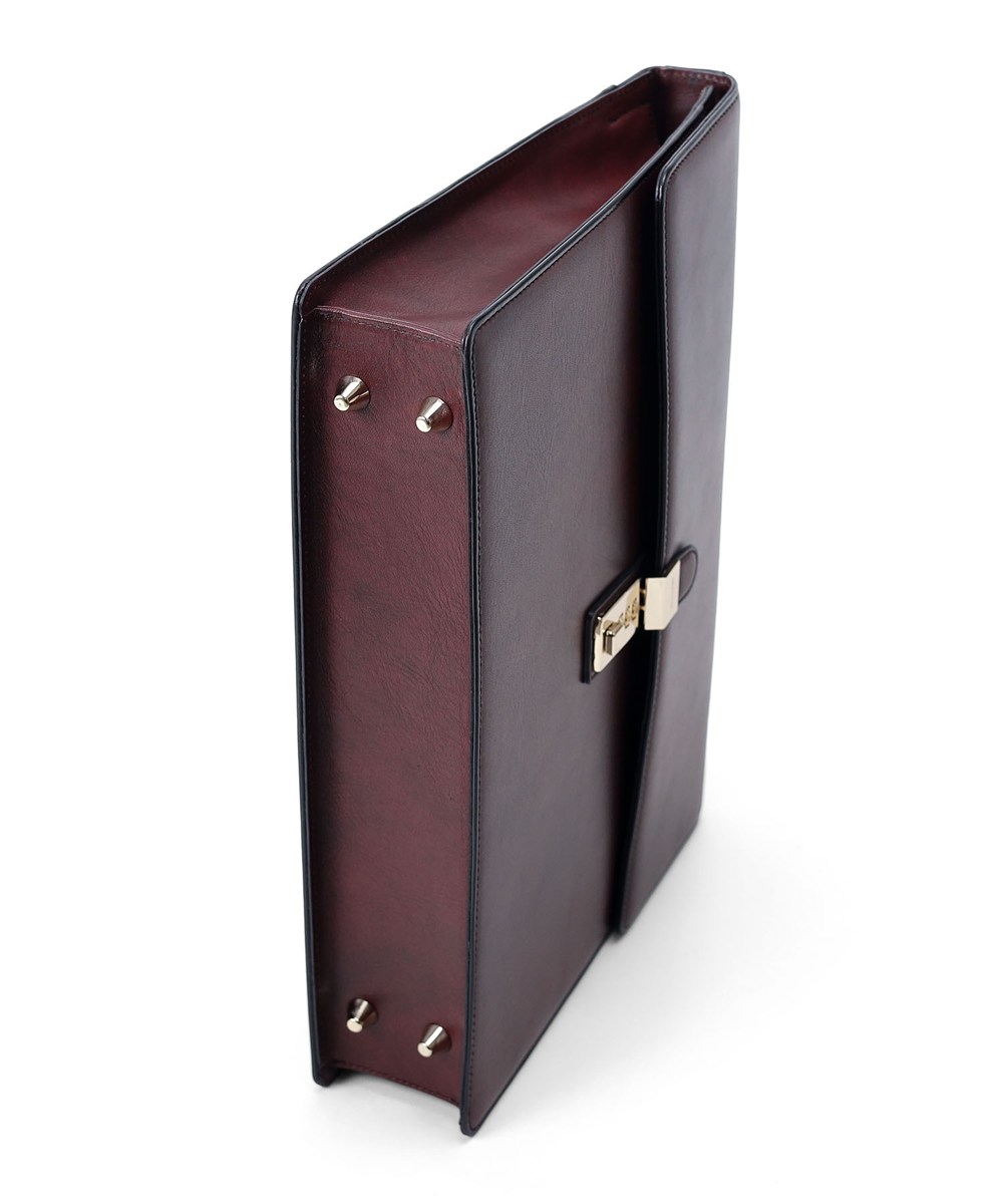 ゴールドファイル オックスフォード レザービジネスバッグ A4 カブセ