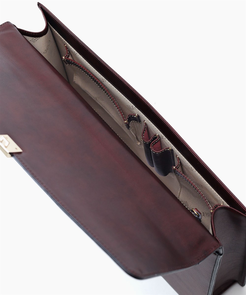 ゴールドファイル オックスフォード レザービジネスバッグ A4 カブセ