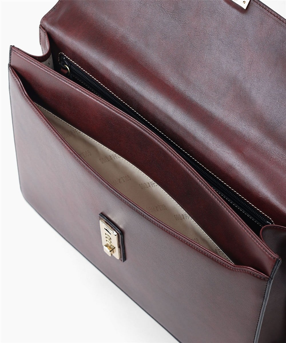 ゴールドファイル オックスフォード レザービジネスバッグ A4 カブセ