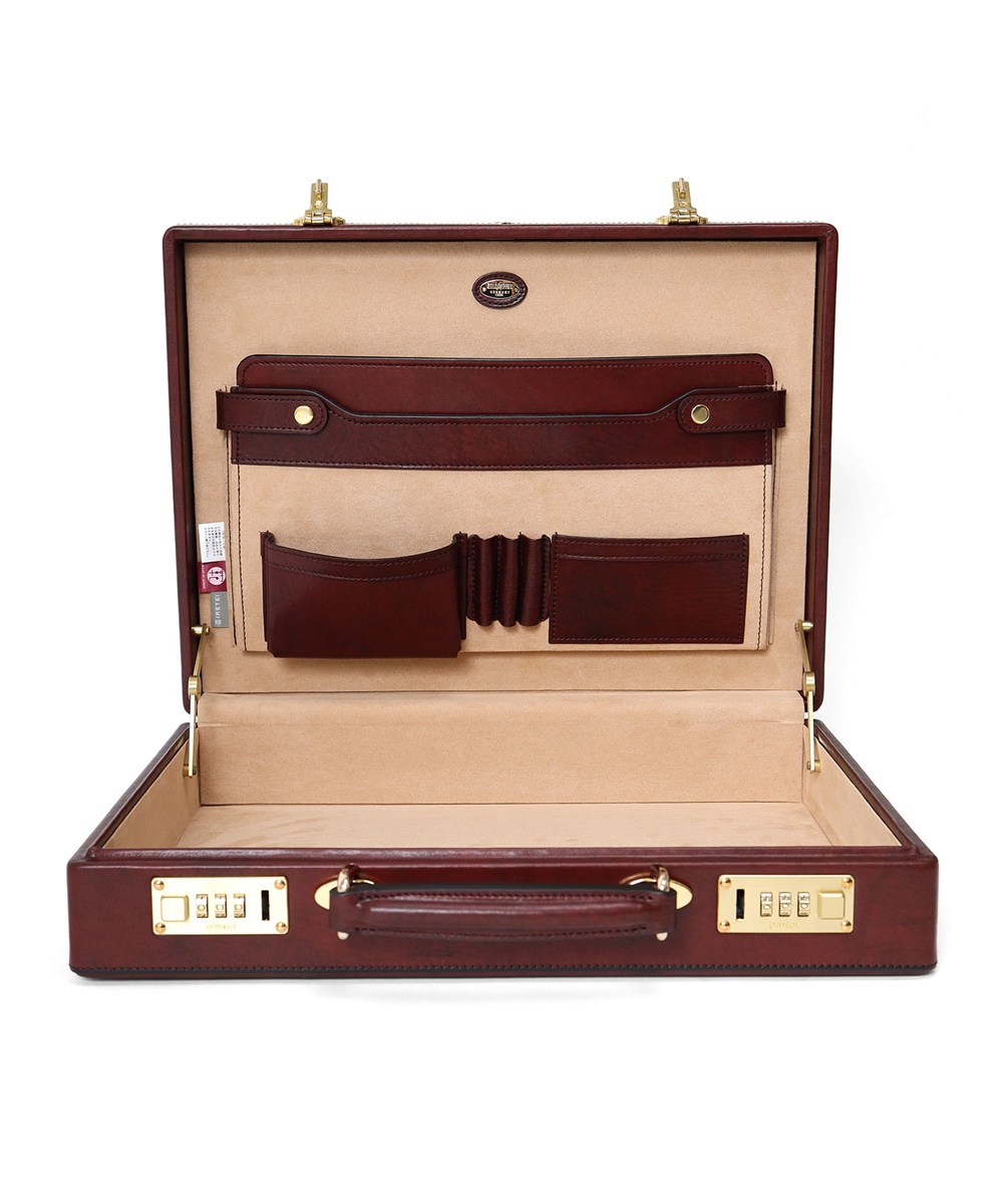 ゴールドファイル オックスフォード レザーアタッシュケース A4