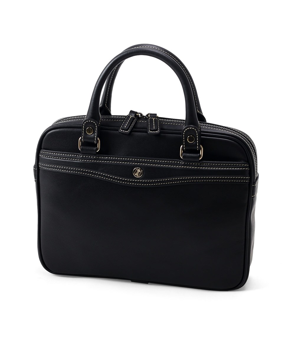 ゴールドファイル オックスフォード レザーコンパクトビジネスバッグ