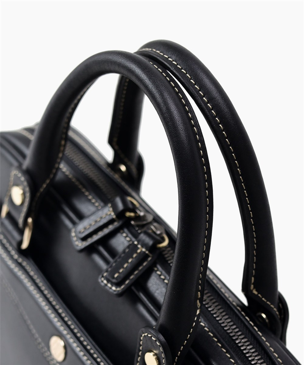 ゴールドファイル オックスフォード レザーコンパクトビジネスバッグ