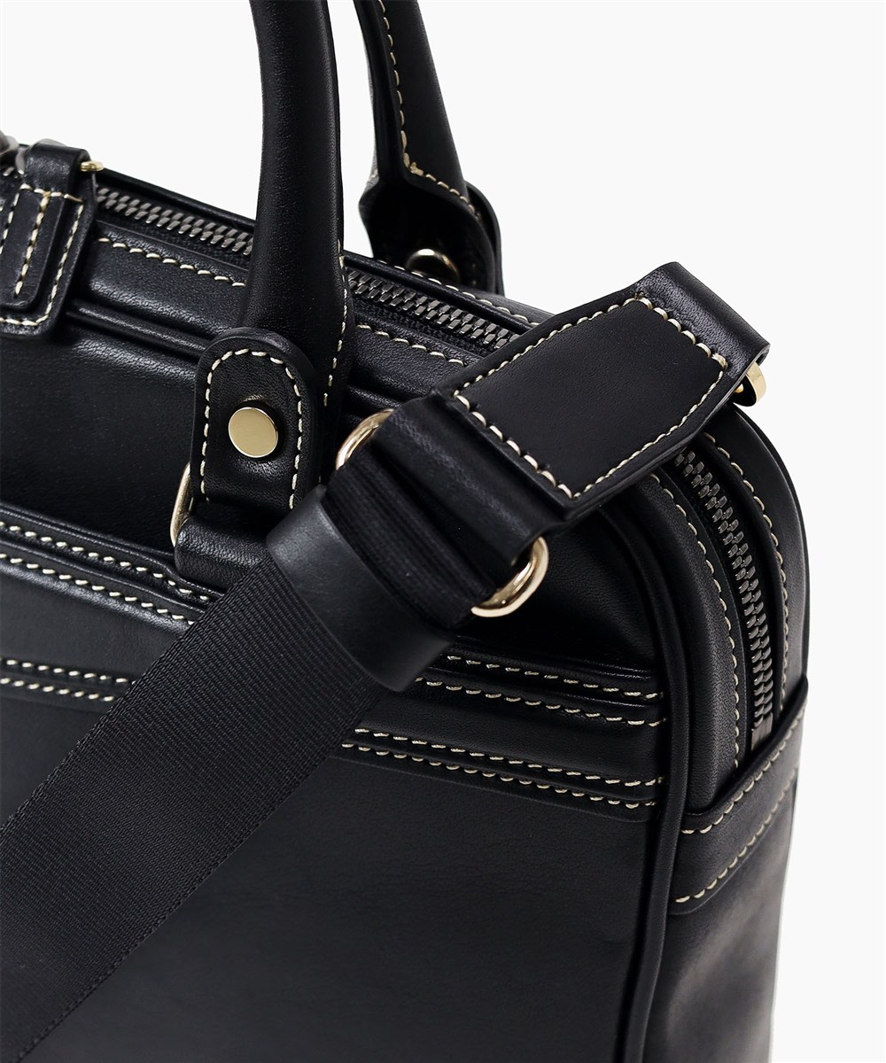 ゴールドファイル オックスフォード レザーコンパクトビジネスバッグ