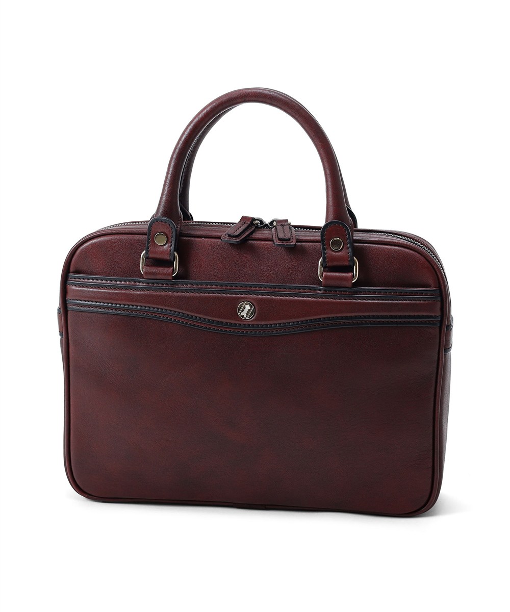 ゴールドファイル オックスフォード レザーコンパクトビジネスバッグ