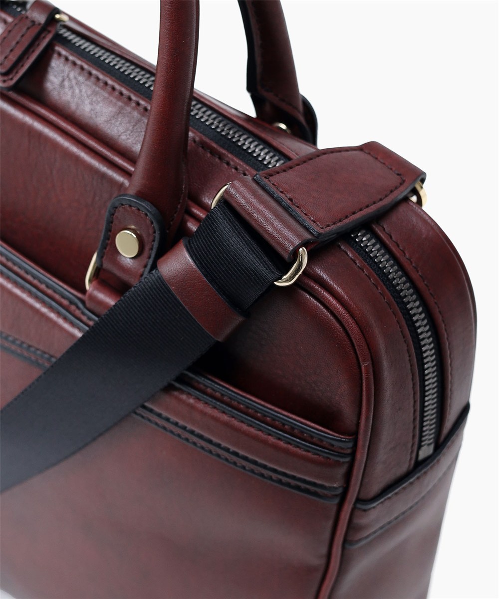 ゴールドファイル オックスフォード レザービジネスバッグ A4ジャスト