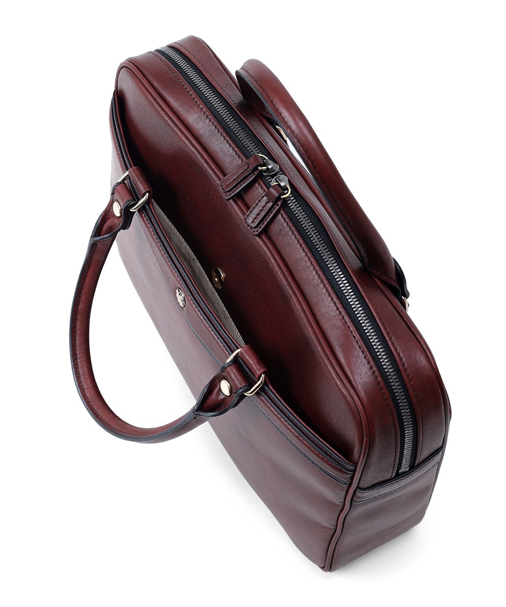 ゴールドファイル オックスフォード レザービジネスバッグ A4ジャスト