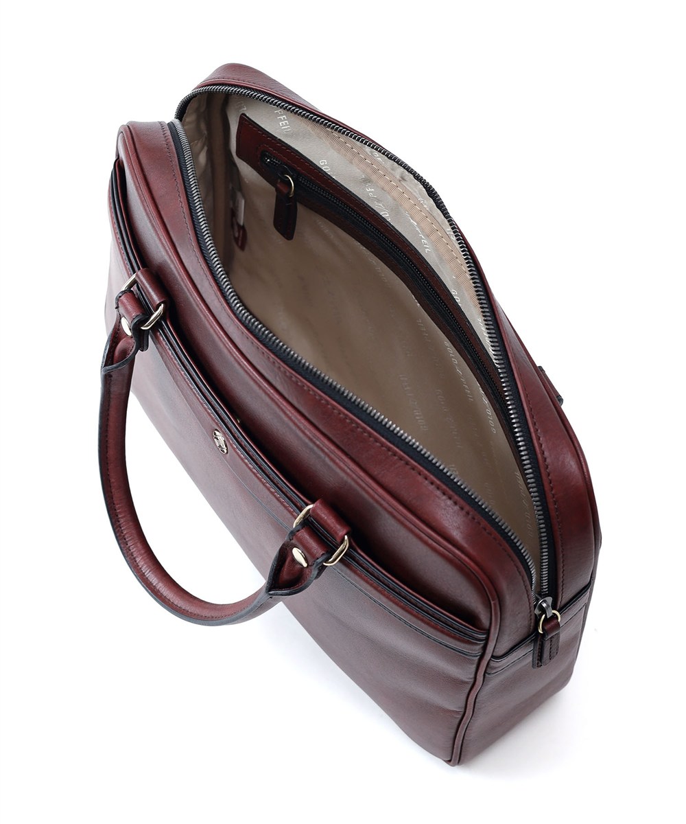 ゴールドファイル オックスフォード レザービジネスバッグ A4ジャスト