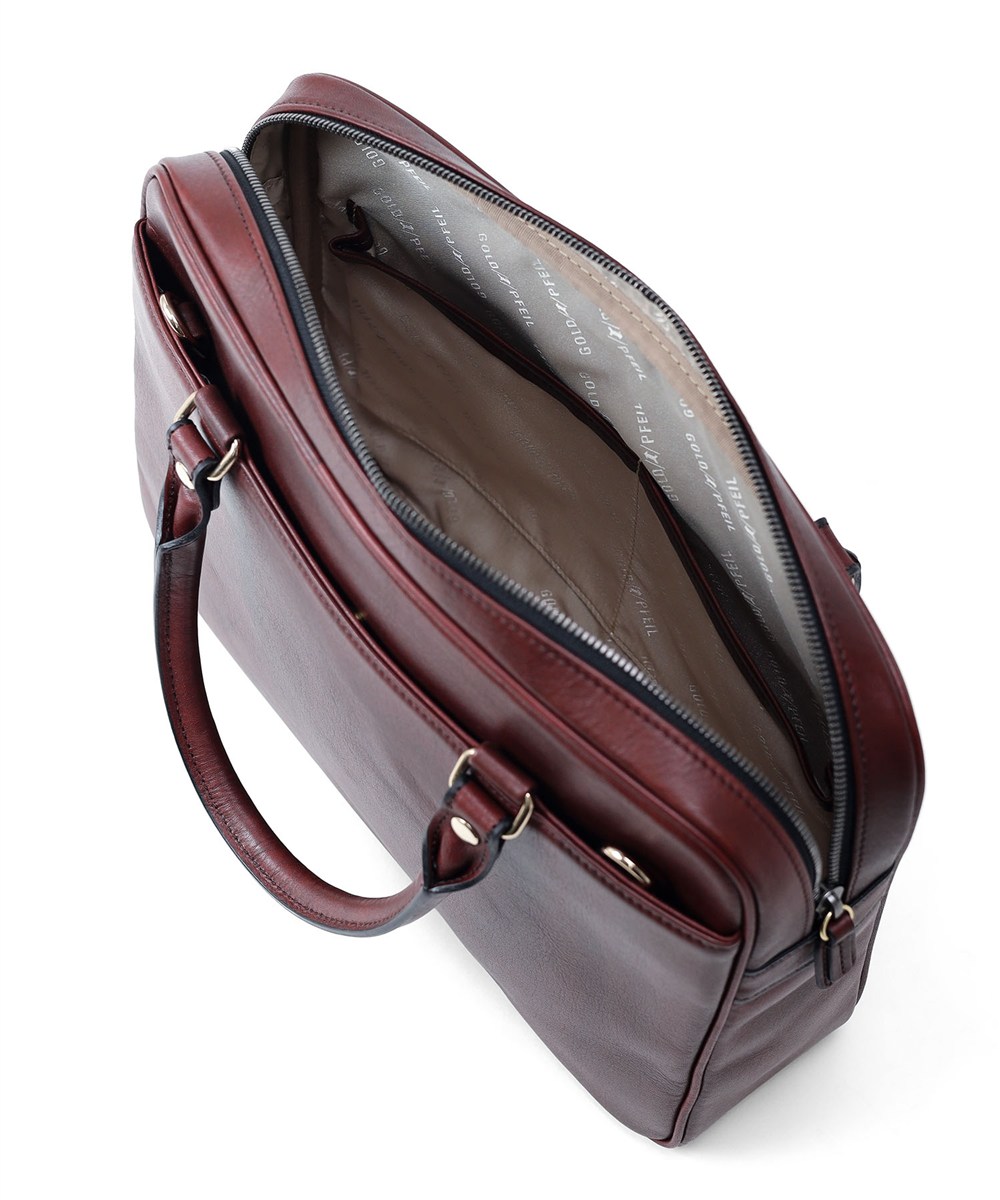 ゴールドファイル オックスフォード レザービジネスバッグ A4ジャスト