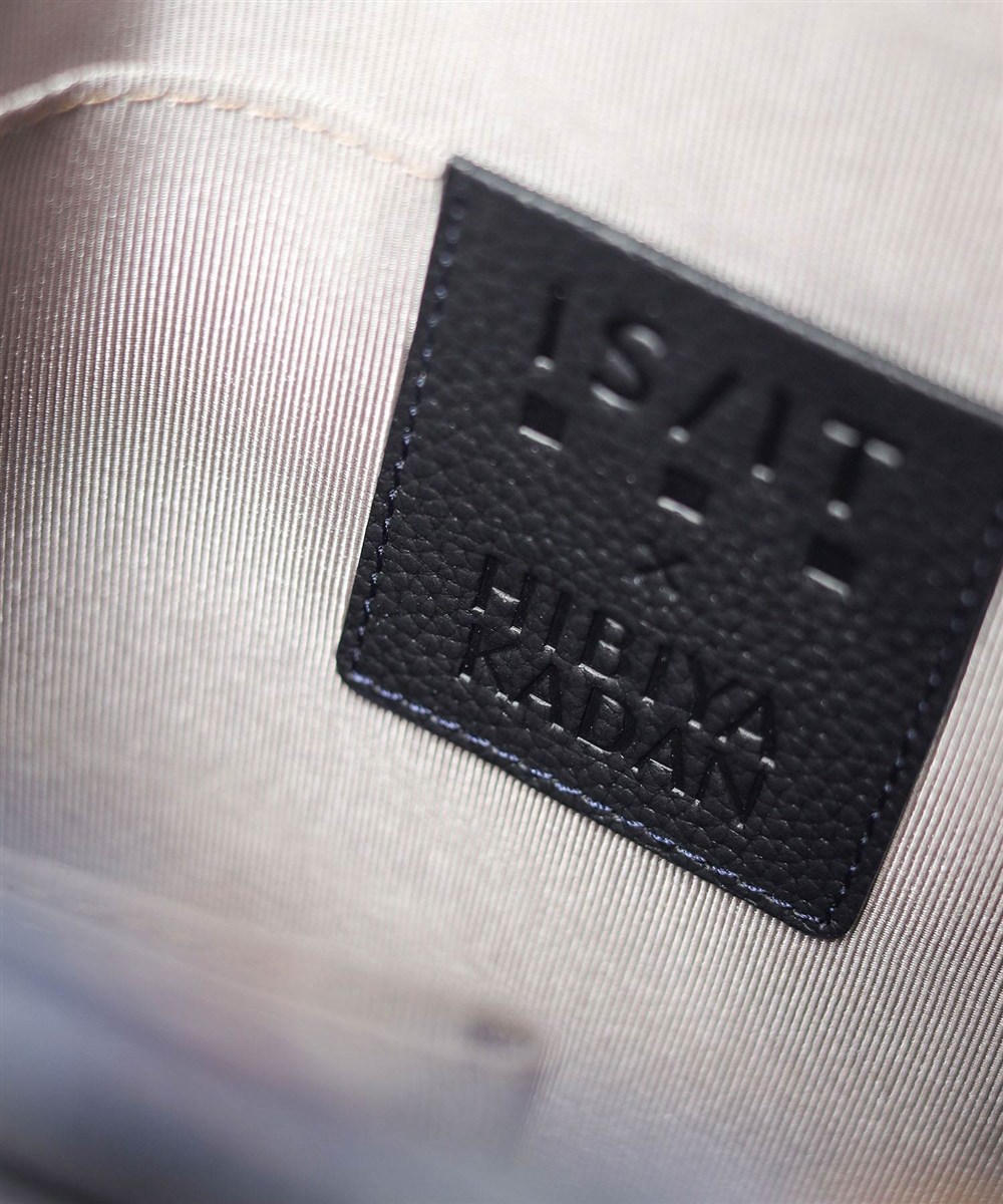 イズイット フラワーズ レザー巾着ショルダーバッグ 日比谷花壇コラボ