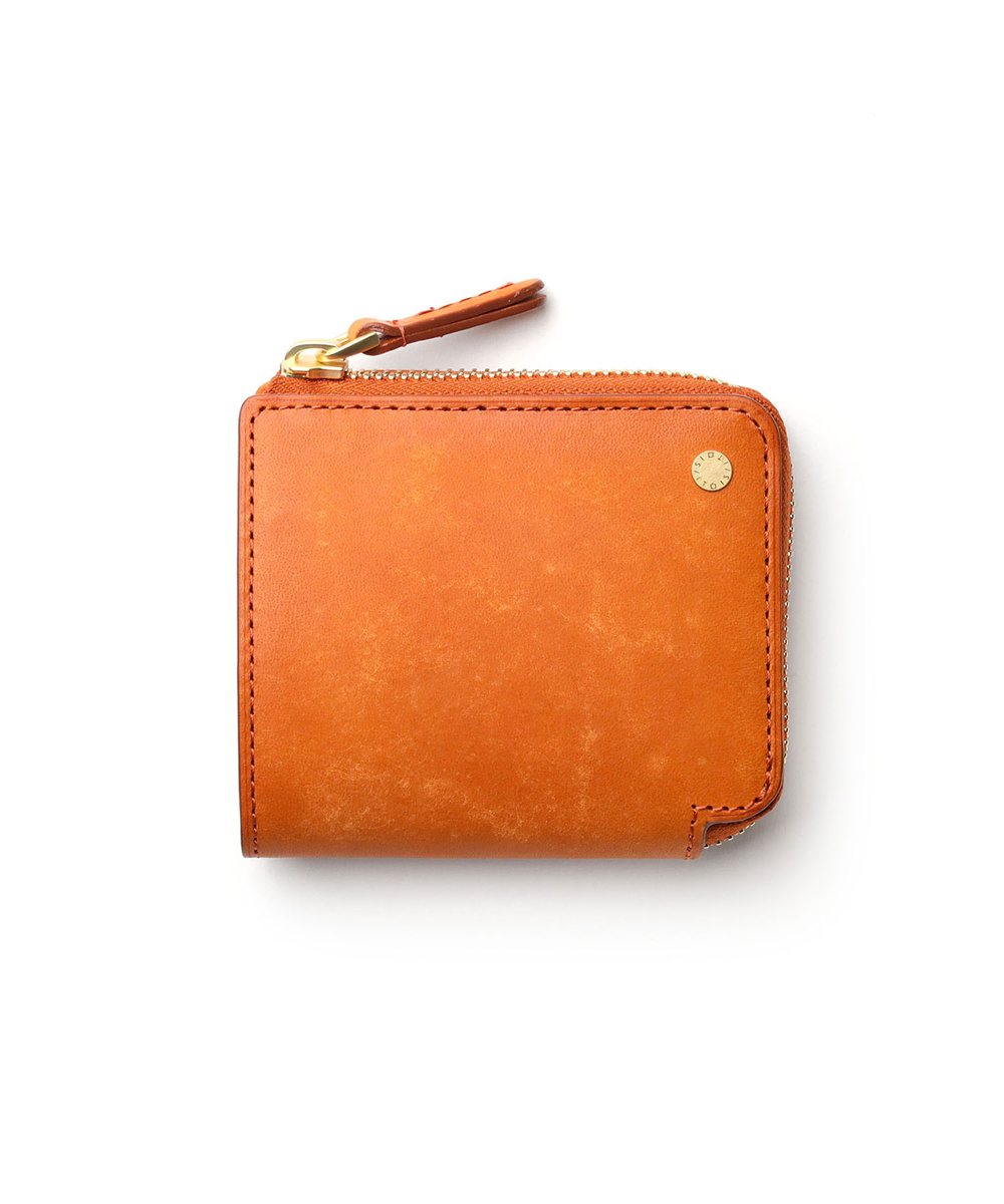 イズイット トスカーナ L字ファスナー 二つ折り財布 カード段5