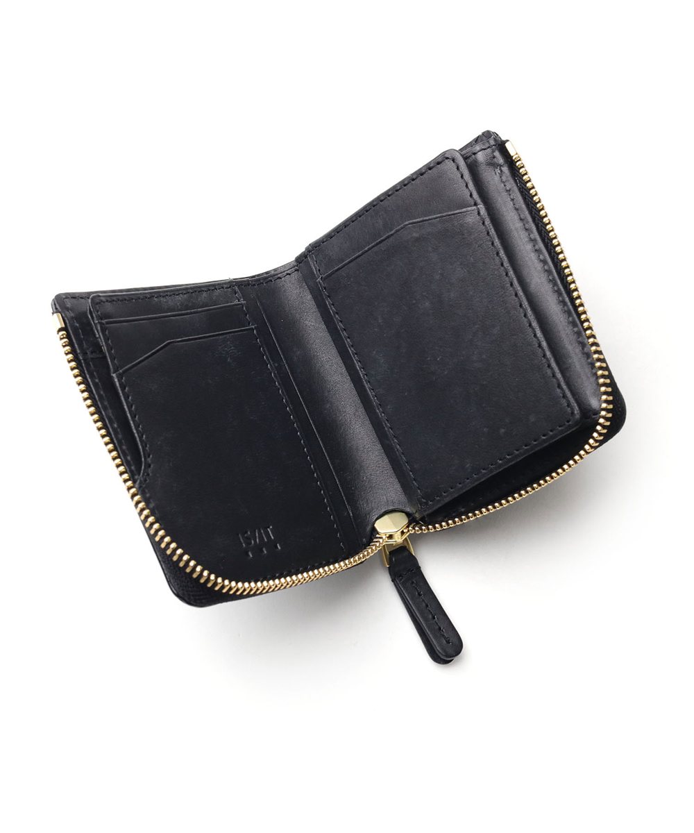 イズイット トスカーナ L字ファスナー 二つ折り財布 カード段5