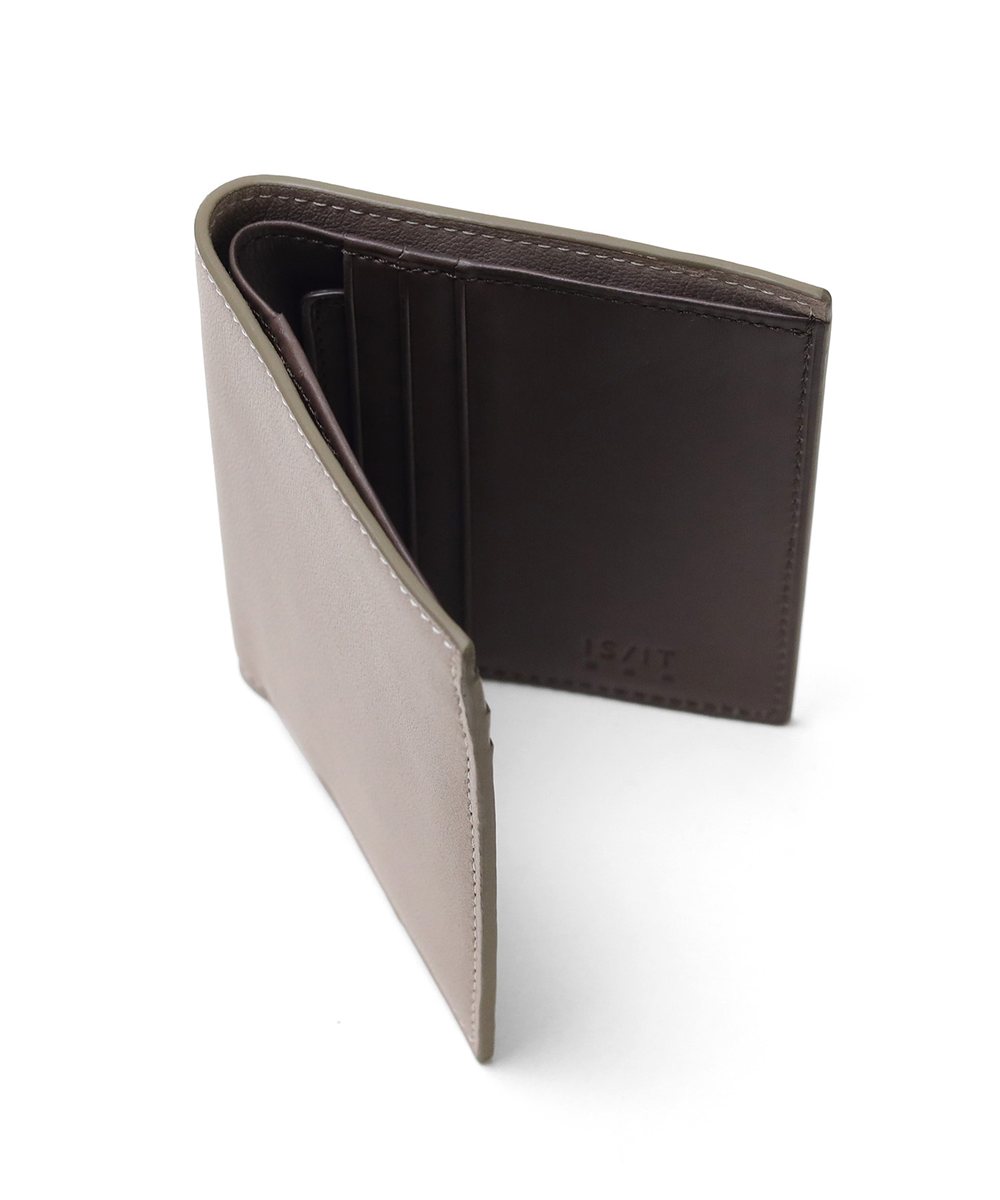 イズイット ラム ラムスキン 純札 二つ折り財布 カード段4