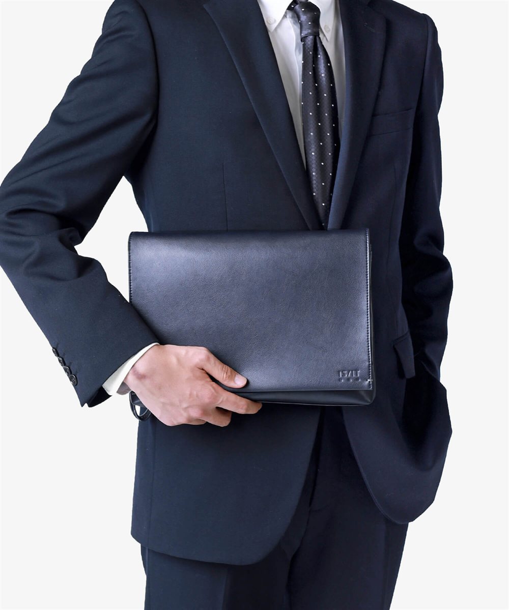 イズイット ハンソン クラッチ兼ショルダーバッグ B5