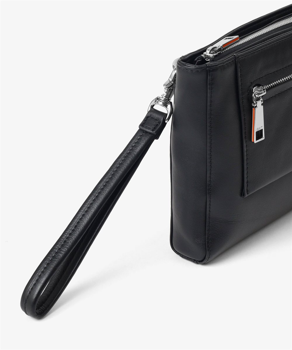 イズイット スペア レザークラッチ兼用ショルダーバッグ 2WAY