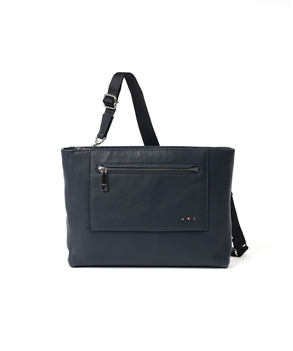 イズイット スペア レザークラッチ兼用ショルダーバッグ B5 2WAY