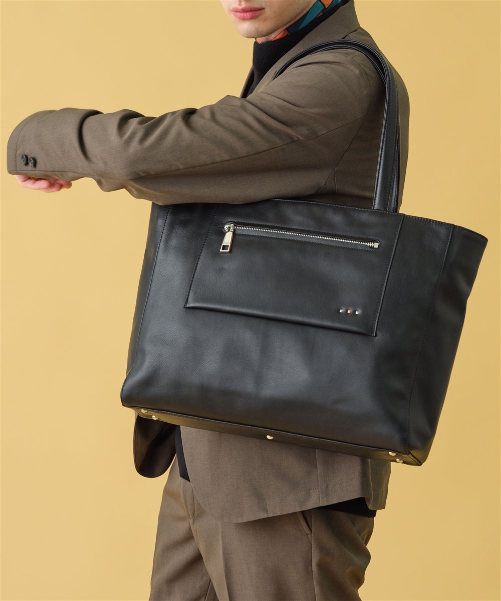 イズイット スペア レザートートバッグ A4